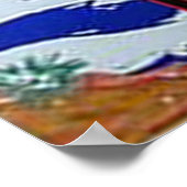 Land met de Amerikaanse mariniers Poster (Hoek)