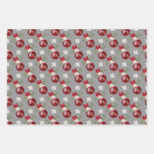 Land met kerstfeestdag als buffel inpakpapier vel (Voorkant 3)