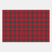 Land met kerstfeestelijke buffels inpakpapier vel (Voorkant)