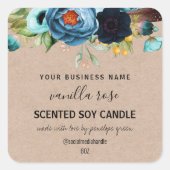 Land met Soy Candle Labels (Voorkant)