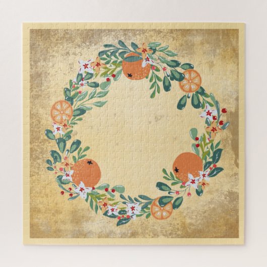 Land met traditionele Floral Elegant Legpuzzel (Verticaal)