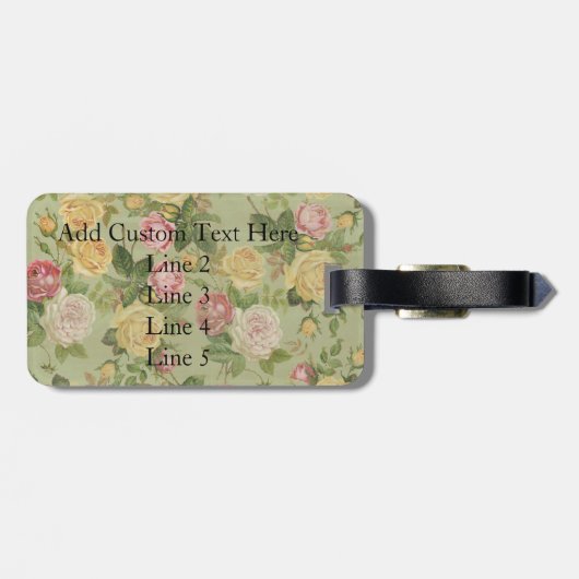  land met weepering bagagelabel (Achterkant horizontaal)