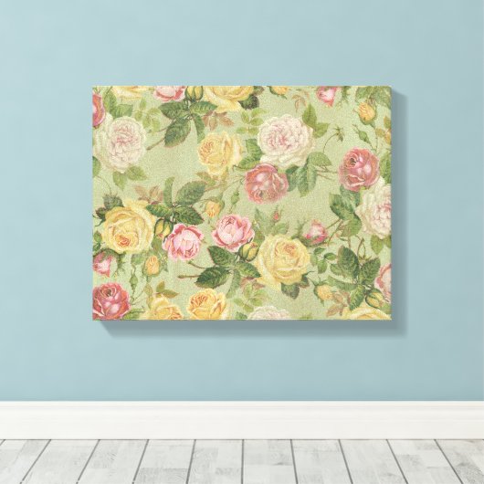  land met weepering canvas afdruk (Insitu (Houten vloer))