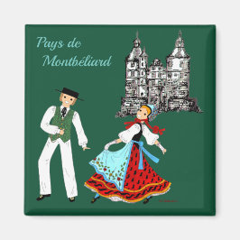 Land Montbéliard, County, Frankrijk Magneet