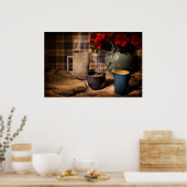 Land Morning Coffee Poster (Keuken)