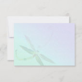 Land Morning Dragonfly Weddenschap RSVP (Achterkant)