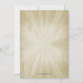 Land Mustache Bash Verjaardagsfeestje Kaart (Achterkant)