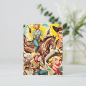  land naadloze illustratie briefkaart (Staand voorkant)