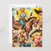  land naadloze illustratie briefkaart (Voorkant / Achterkant)