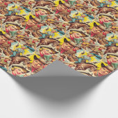  land naadloze illustratie cadeaupapier (Hoek)