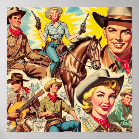  land naadloze illustratie poster (Voorkant)