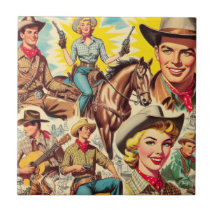 land naadloze illustratie tegeltje