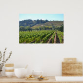 Land Napa Sonoma Valley Wine Poster (Keuken)