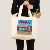 Land Napa Valley Wine Grote Tote Bag (Voorkant (product))