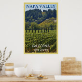 Land Napa Valley Wine Poster (Keuken)