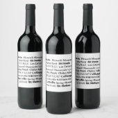 Land Napa Wine Wijn Etiket (Flessen)