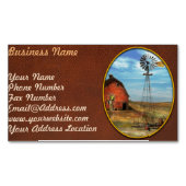 Land - ND - Dirt agriculture 1936 Visitekaartje Magneet (Voorkant)