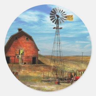 Land - ND - Stofboerderij 1936 Ronde Sticker