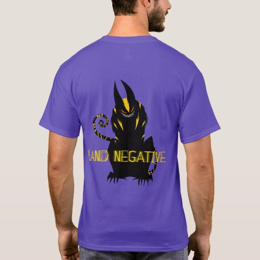 land Negative Glitch Out T-shirt (Achterkant)