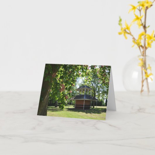 Land" Notecard het "van het park Kaart (Gele Bloem)