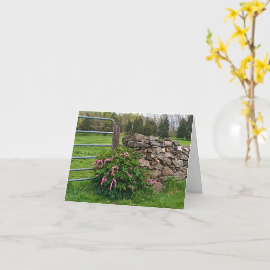 Land Notecard Kaart (Gele Bloem)