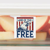 Land of the Free - Amerikaanse adelaar Labels (Aangebracht)