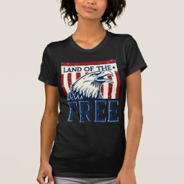 Land of the Free -  Amerikaanse adelaar T-shirt