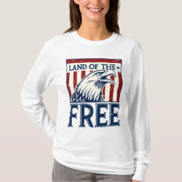 Land of the Free -  Amerikaanse adelaar T-shirt