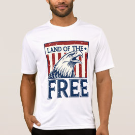 Land of the Free -  Amerikaanse adelaar T-shirt