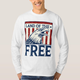 Land of the Free -  Amerikaanse adelaar T-shirt