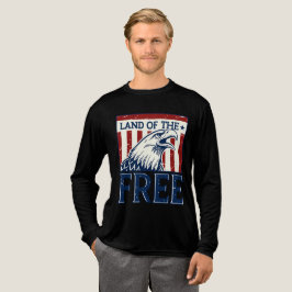 Land of the Free -  Amerikaanse adelaar Tri-Blend Shirt