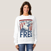 Land of the Free -  Amerikaanse adelaar Trui (Voorkant volledig)