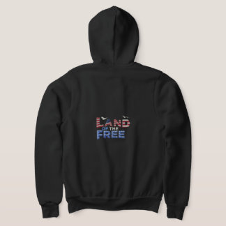Land of the Free beroemd gemaakt door Full-Zip Hoo Hoodie