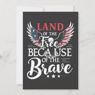 Land of the Free beroemd gemaakt door The Brave Ve Kaart