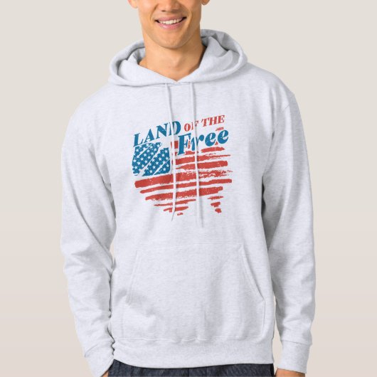 Land of the free hoodie (Voorkant)