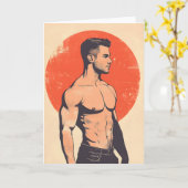 Land of the Rising Sun Gay Greetings Card Kaart (Gele Bloem)