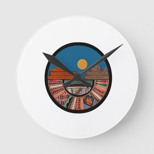 Land om te zegenen ronde klok (Voorkant)