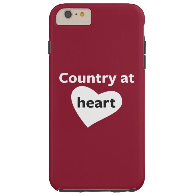 Land op het hart Case-Mate iPhone case (Achterkant)