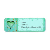 Land op het hart etiket (Voorkant)