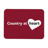 Land op het hart magneet (Horizontaal)