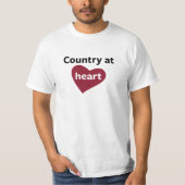 Land op het hart t-shirt (Voorkant)