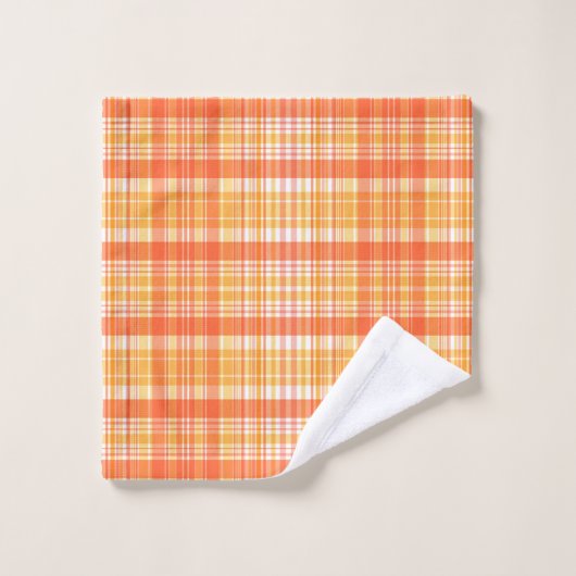 Land Oranje gele platen Bad Handdoek (Wasdoekje)