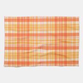 Land Oranje gele platen Theedoek (Horizontaal)