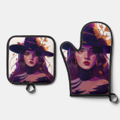 land ovenwant & pannenlap set (Voorkant)