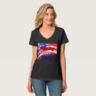 Land over partij t-shirt