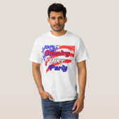 Land over partij t-shirt (Voorkant volledig)