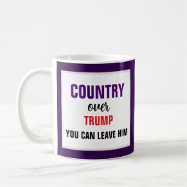 Land over Trump Mensen over Persoonlijkheid Koffiemok