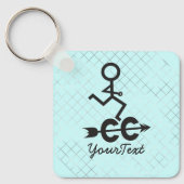 Land overschrijden - CC actief Sleutelhanger (Voorkant)