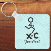 Land overschrijden - XC actief Sleutelhanger (Voorkant)