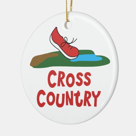 Land overschrijdend keramisch ornament (Links)